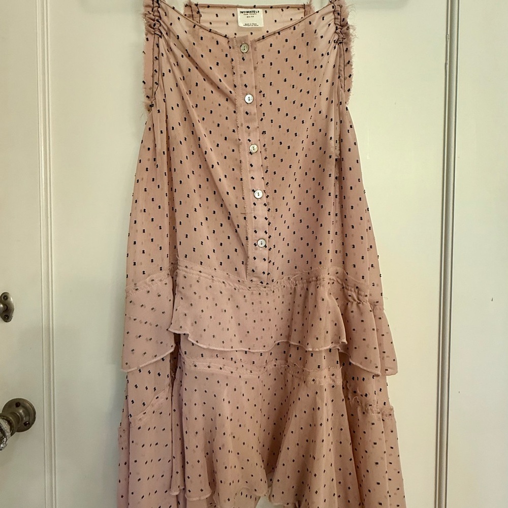 Intimately Free People Blush Polka Dot Dress
